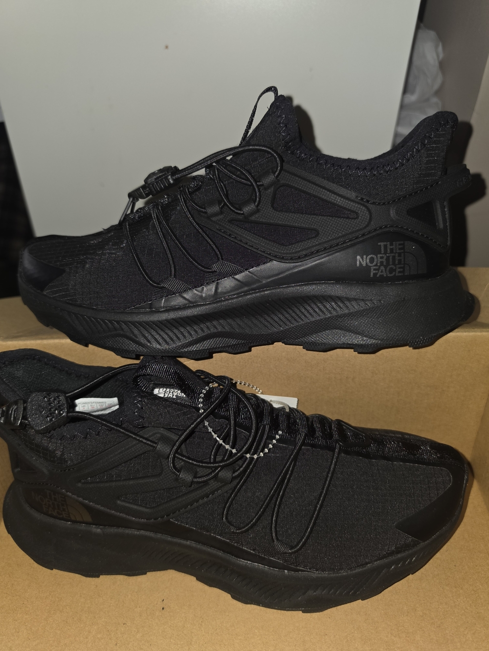 The North Face Men's All-Black Athletic Shoes with Toggle Lacing